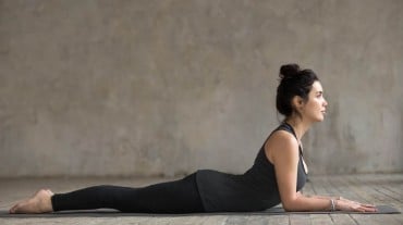 baby cobra pose