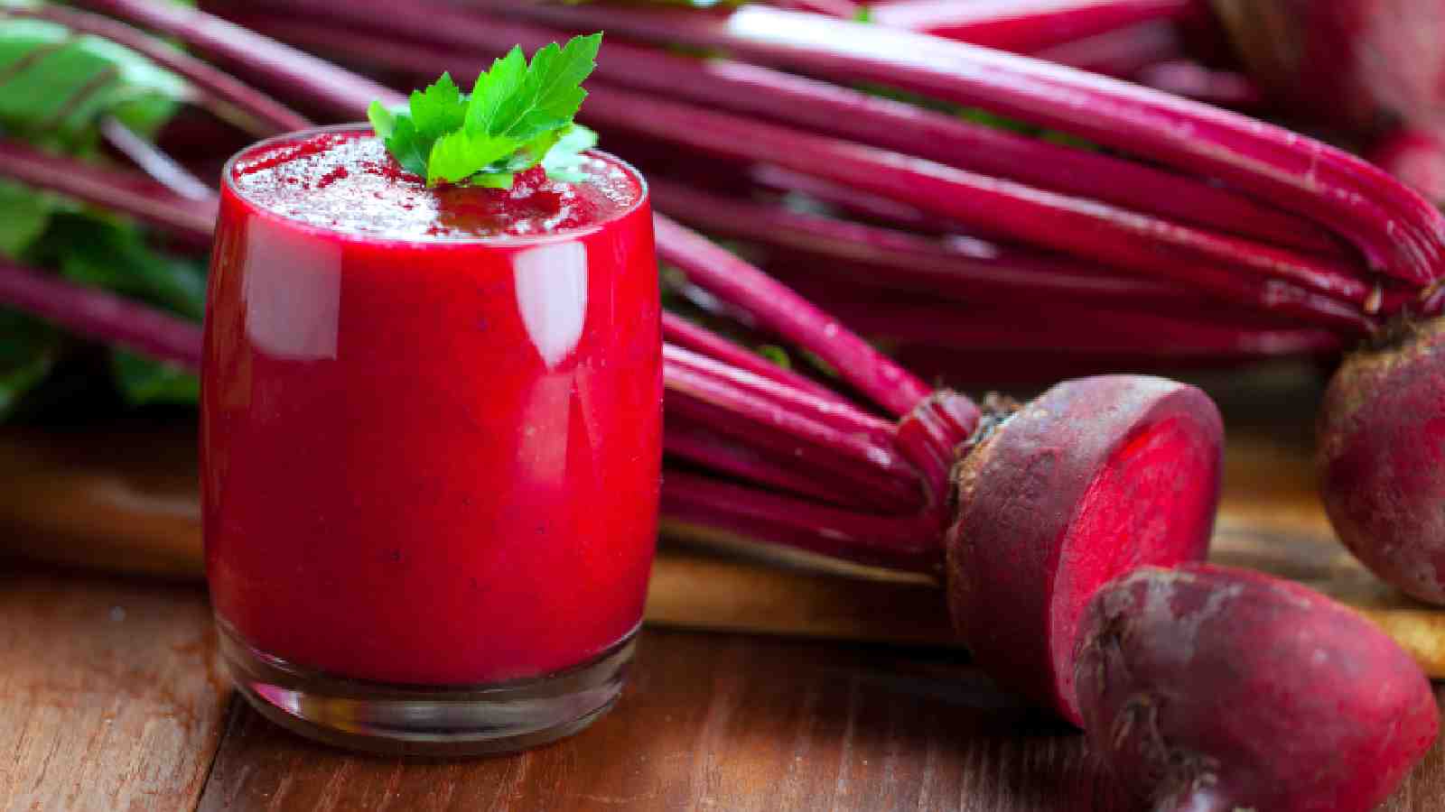 Fresh beetroot juice