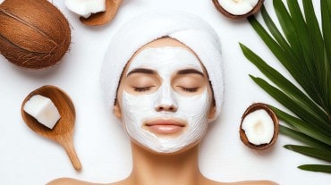 Coconut face mask