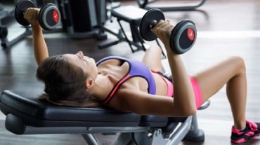 Incline dumbbell press