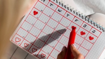 A woman tracks Irregular periods