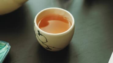 A cup of herbal tea