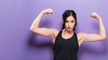 woman with muscle loss