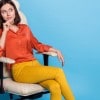 Office chair butt
