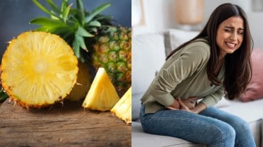 Women suffering from period pain can be ease with pineapple