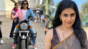 Sonali Kulkarni loves biking