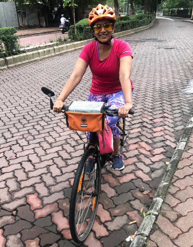 Sonali Kulkarni chooses safety over adventure while cycling