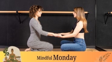 Women following theta healing meditation