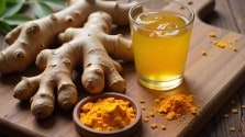 Ginger and turmeric shot