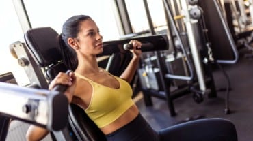 Weight bench exercise