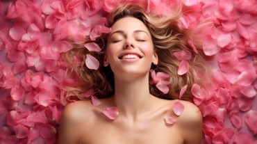 Woman trying out yoni massage